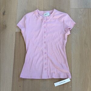 Reformation Raelynn Short Sleeve Top